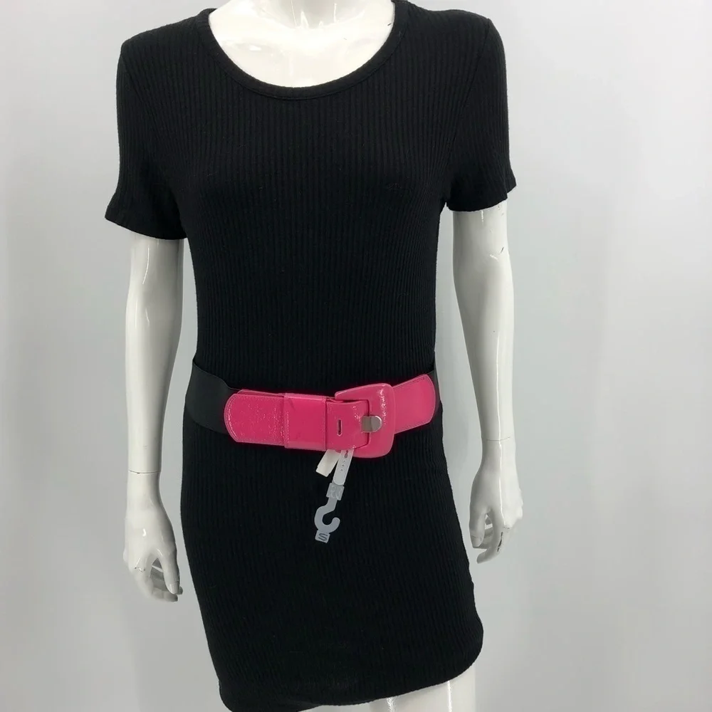 New York & Company Women's 8/M Hot Pink Belt